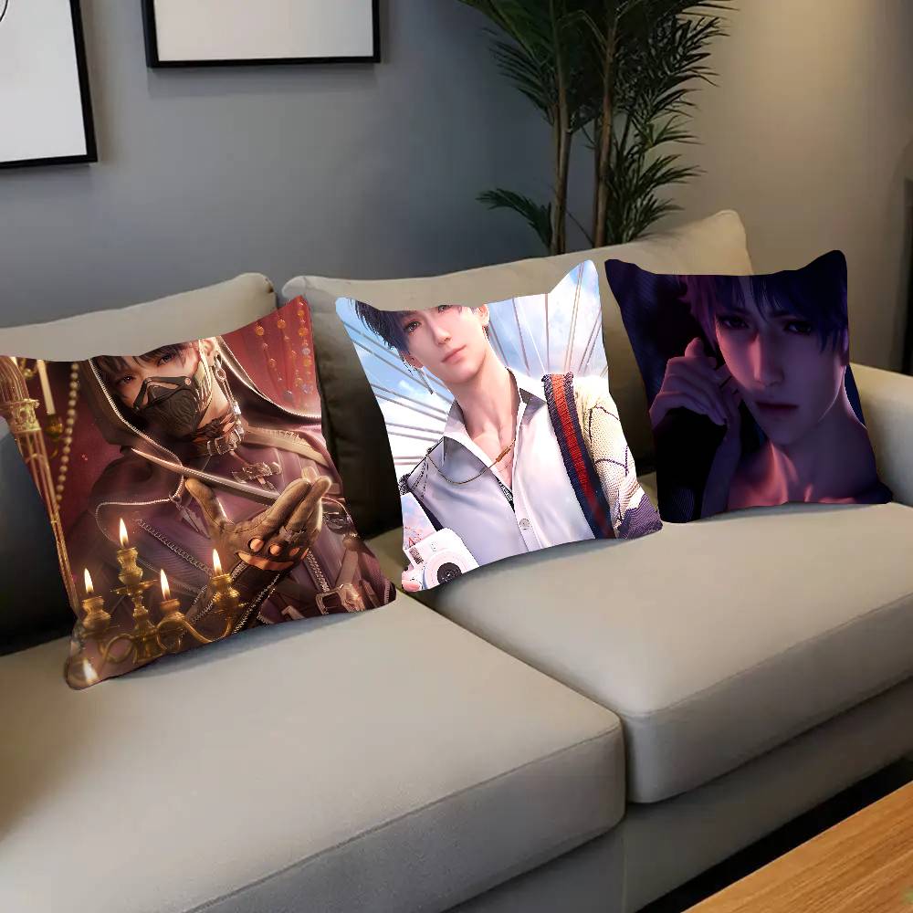 Game Love And Deepspace Rafayel Pillow Case Square Pillow Bedroom Sofa Leisure Comfort Cushion Car Living Room Home Decoration