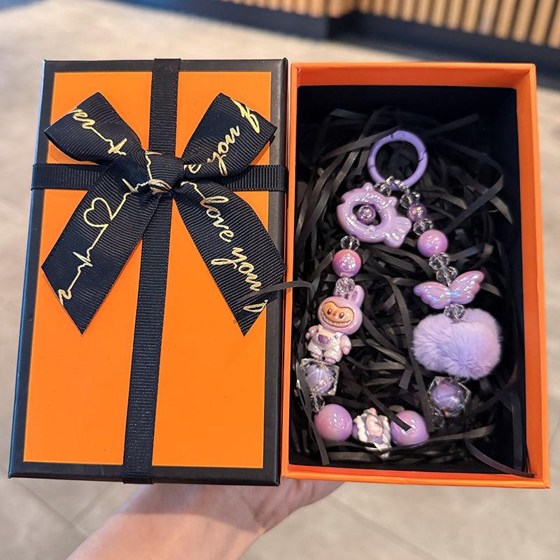 Labu Trendy Mobile Phone Chain DIY Bead String Phone Case Hanging Rope Girlfriend Friend Gift Bag Pendant
