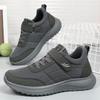 Men's Versatile Mesh Flyknit Casual Shoes with Velcro