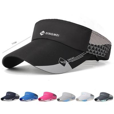 Breathable Sports Visor Empty Top Tennis Hat Summer Sun Hat Running