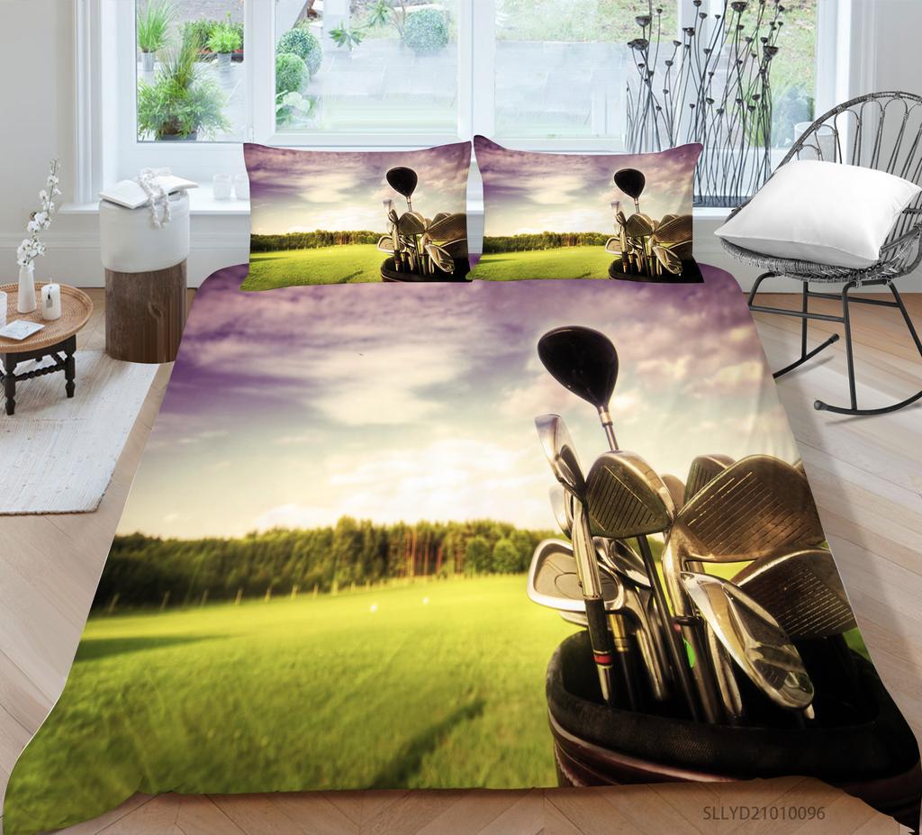 Ball Series Digital Printing Bedding Two Or Three-Piece Set Polyester