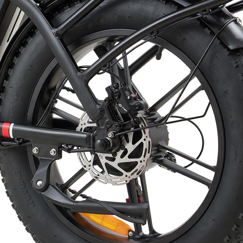 BURCHDA Elektrické kolo U8 1000W, 48V 31,5Ah Baterie, 20" Tlusté Pneumatiky Všeprostorový Sněžný E-bike s Hydraulickými Brzdami