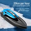 2.4G High-Speed Remote Control Waterproof Electric Speedboat with Lights for Kids