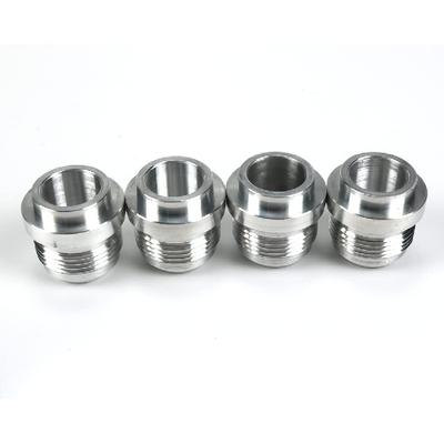 An16, 16 An Male Billet 6061T6 Aluminum Weld On Fitting Bung 4PCS