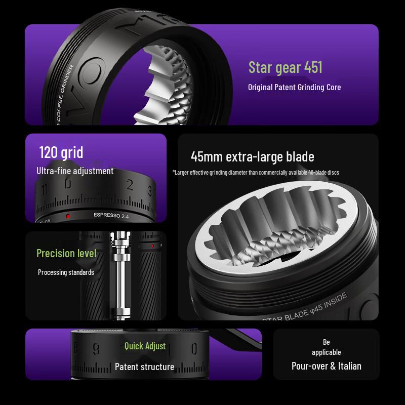 MAVO Phantom Thorn PRO Manual Coffee Grinder