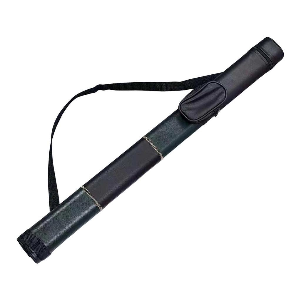 Pool Cue Case Adjustable Shoulder Strap Portable Container Carrying Bag Billiard Cue Sticks Case for Women Men 1/2 Snooker Club