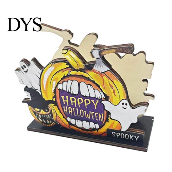 Wooden Craft Decoration Halloween Napkin Holder, Ghost Pumpkin Decorative Tabletop Tissue Dispenser, Paper Towel Dispenser Storage Organizer