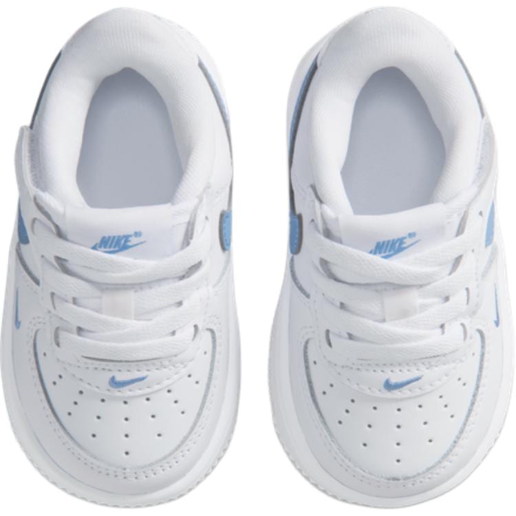 Nike Pantofi Copii Air Force 1 Low Alb Albastru Sugari și Copii Mici IQ0317-100