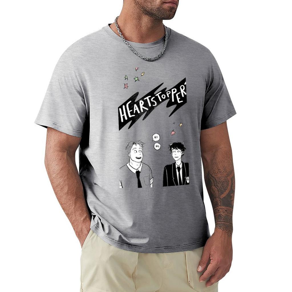 Hearts Topper T-Shirt Plain Quick-Drying Graphic Shirts Vintage Graphic Tee Men T Shirts High Quality