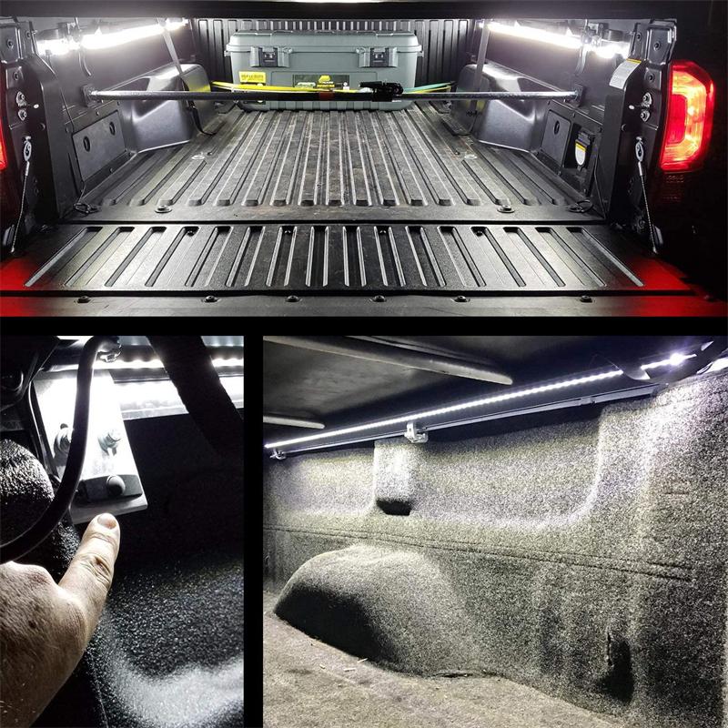 2Pcs LED Car Lights Strip Truck Cargo Bed Running Light Lamp For GMC Sierra 1500 Yukon
