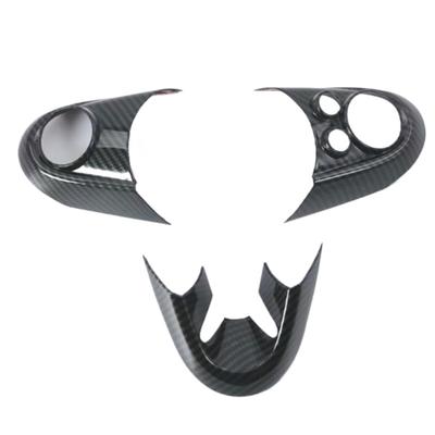 SAGGU Steering Wheel Trim Cover Car Accessories Carbon Fiber Steering