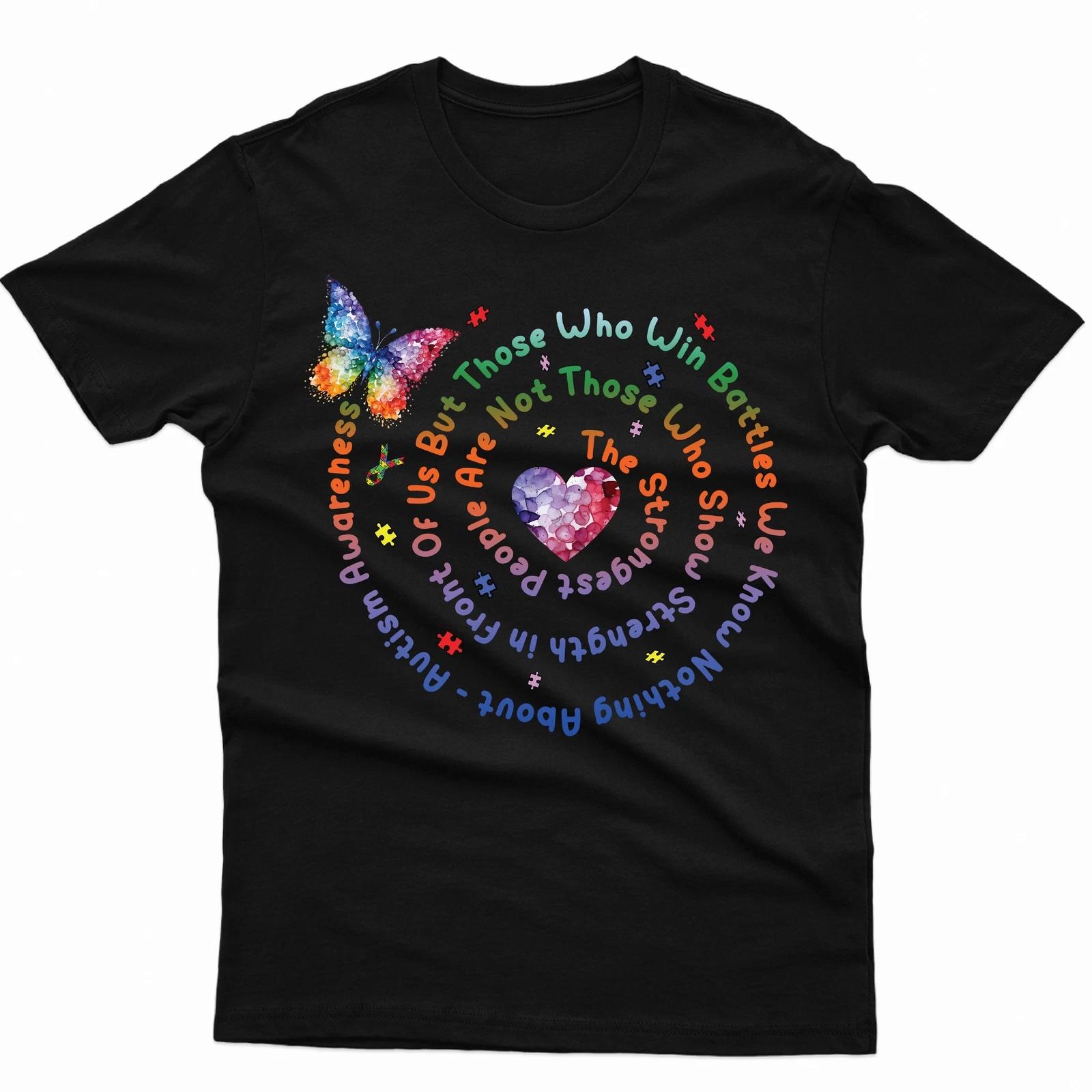 Strongest People Autism Awareness Day Promoting Love And Acceptance T-Shirt #AD M