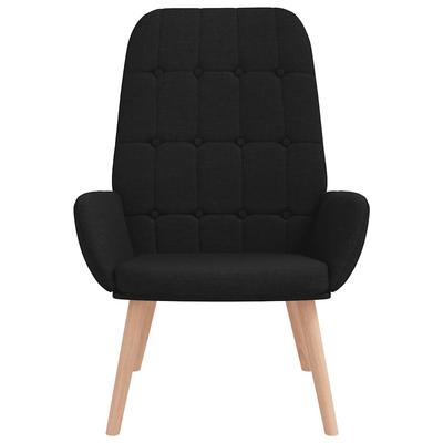 Relax Armchair Black Fabric