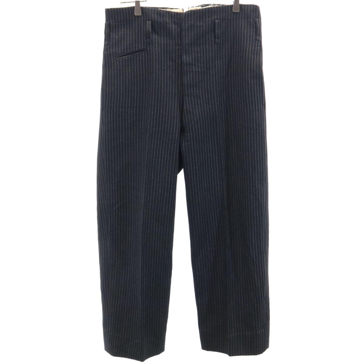 

50s Vintage Needle Cinch Striped Pattern Slacks pants Button fly Men s Used