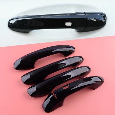 ABS Car Exterior Black Door Handle Cover Trim Frame Fit For Mercedes Benz C E GLC Class W205 X253 W213 2016 2017 2018