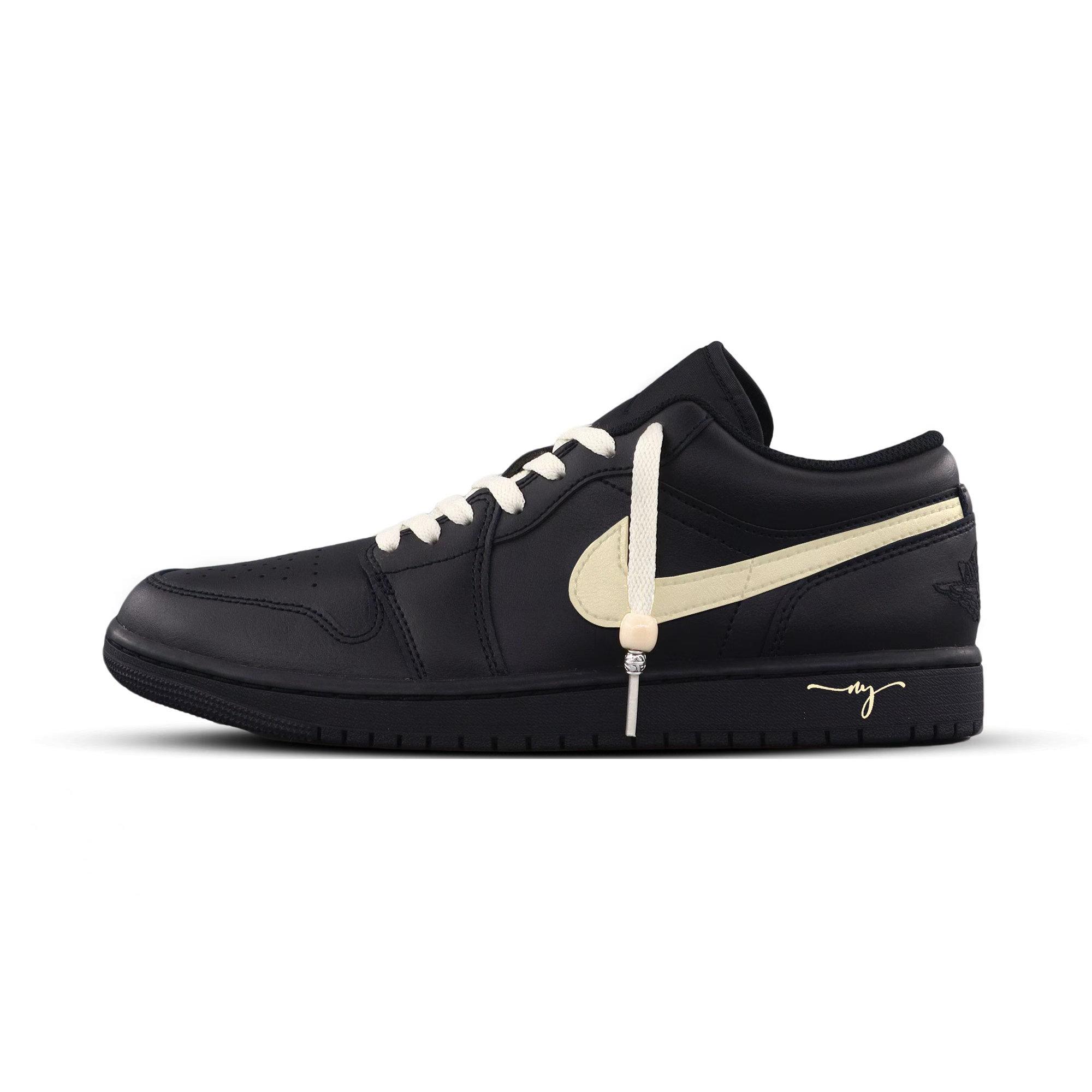 

Jordan Air Jordan 1 Black Horse Spring Abrasion Resistant Low top Vintage Basketball Shoes Men s 553558-165(Team855-) 40