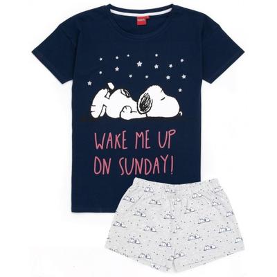 Snoopy Womens/Ladies Shorts Pajama Set