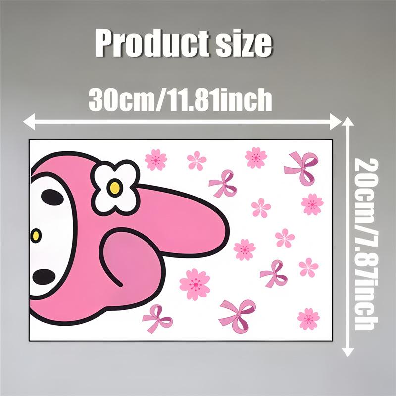 

New Melody Cartoon Car & Truck Fuel Tank Cover Sticker 30x20 cm