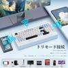 e-Element Wireless Mechanical Keyboard Z-98, Creamy Sound Quality, Hot-Swappable Lubricated Linear Key Switches, Bluetooth WirelessWired2.4G