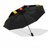 1pc Honey Pot Adventure: Winnie the Pooh & Friends Honey-Themed Automatic Open/Closed Umbrella with Foldable Design, Iron Frame, Outdoor Use