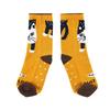 Chaussettes bouclées élégantes et mignonnes pour présenter une Matilda Parfait pour la crèche Produit femme, imprimé. enseignants. code 23-6724 (#1/MU Moutarde).