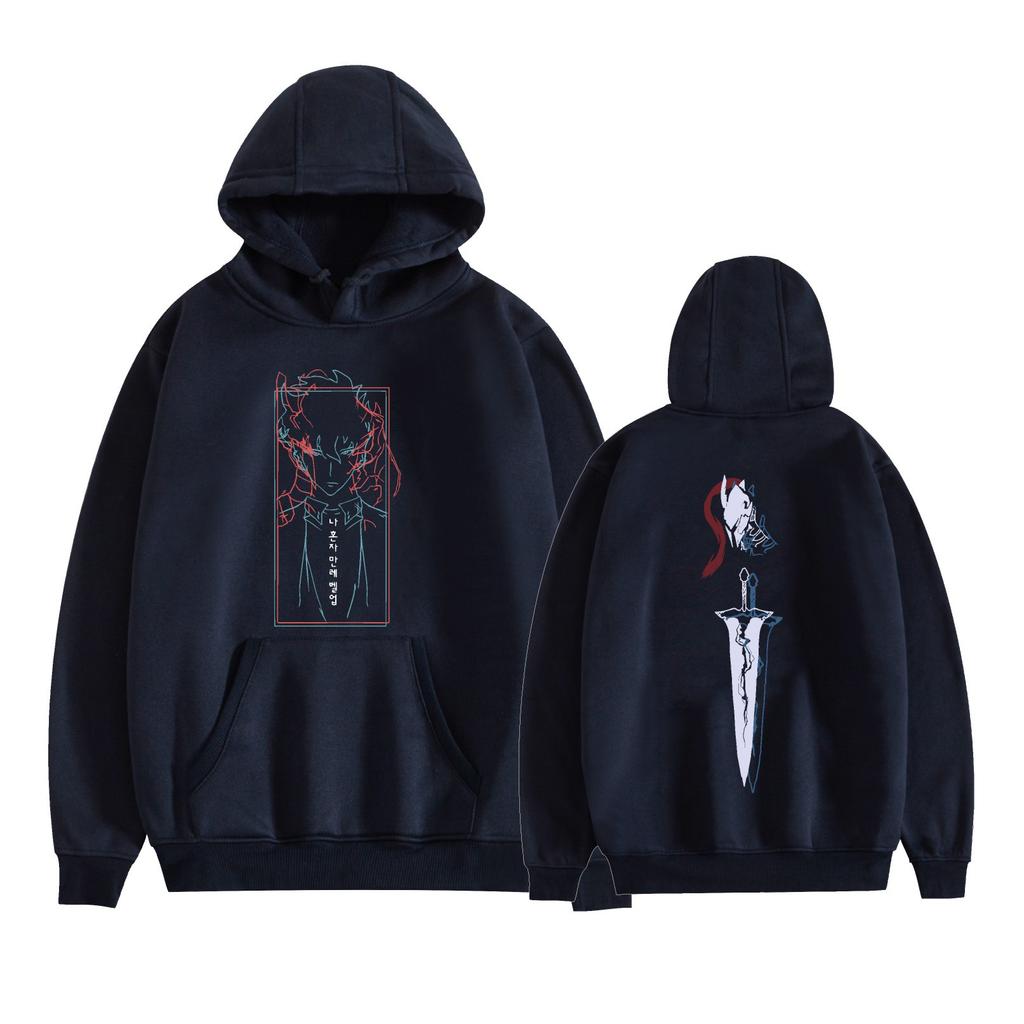 Fashion Unisex Casual Solo Leveling Cartoon Hoodies Sweatshirt Outdoor Sport Cosplay Pullovers Hoodie