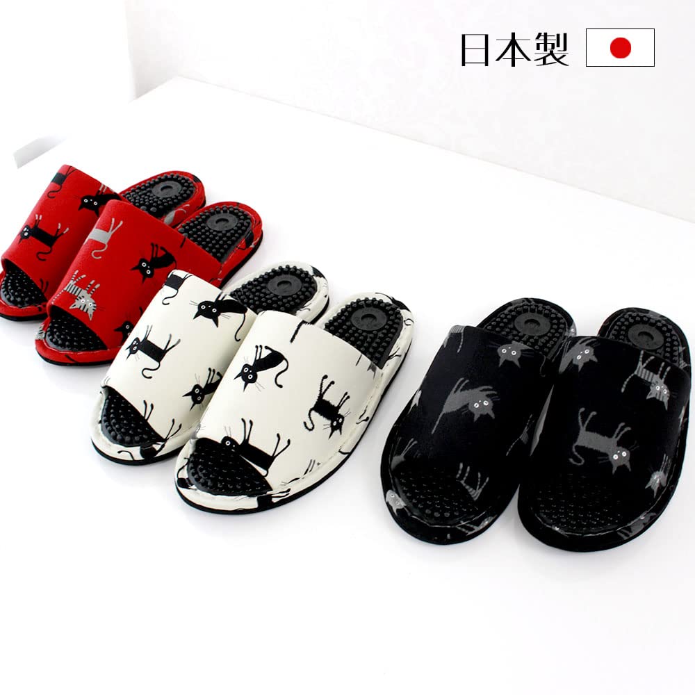 Catland Gesundheitsslipper, Hergestellt in Japan, Katzen Gesundheitssandalen, Gesundheitsslipper (Elfenbein)