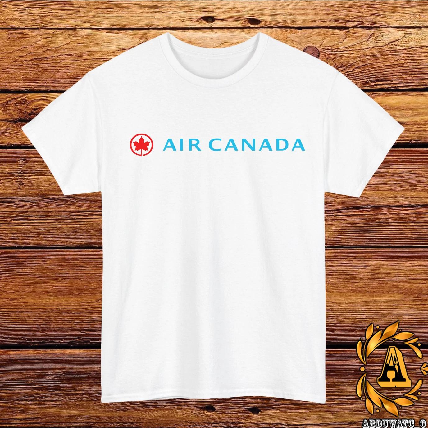 Air Canada Airlines Logo T-Shirt Black/Grey/White/Navy/Red/Light Blue S-5XL XXXL