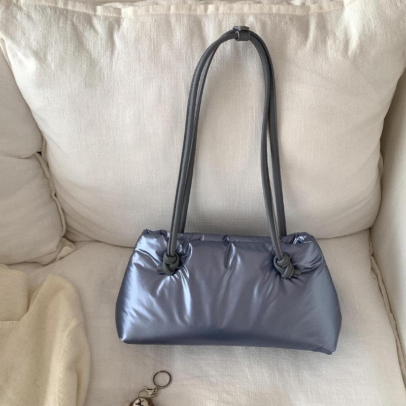 

Autumn and winter new cloud bag simple padded underarm bag niche versatile portable shoulder bag women синий