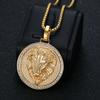 Crown Lion Head Pendant Necklace 2026 Jewelry Fashion Trend Inlaid Zircon Men's Exquisite Jewelry Necklace Accessories