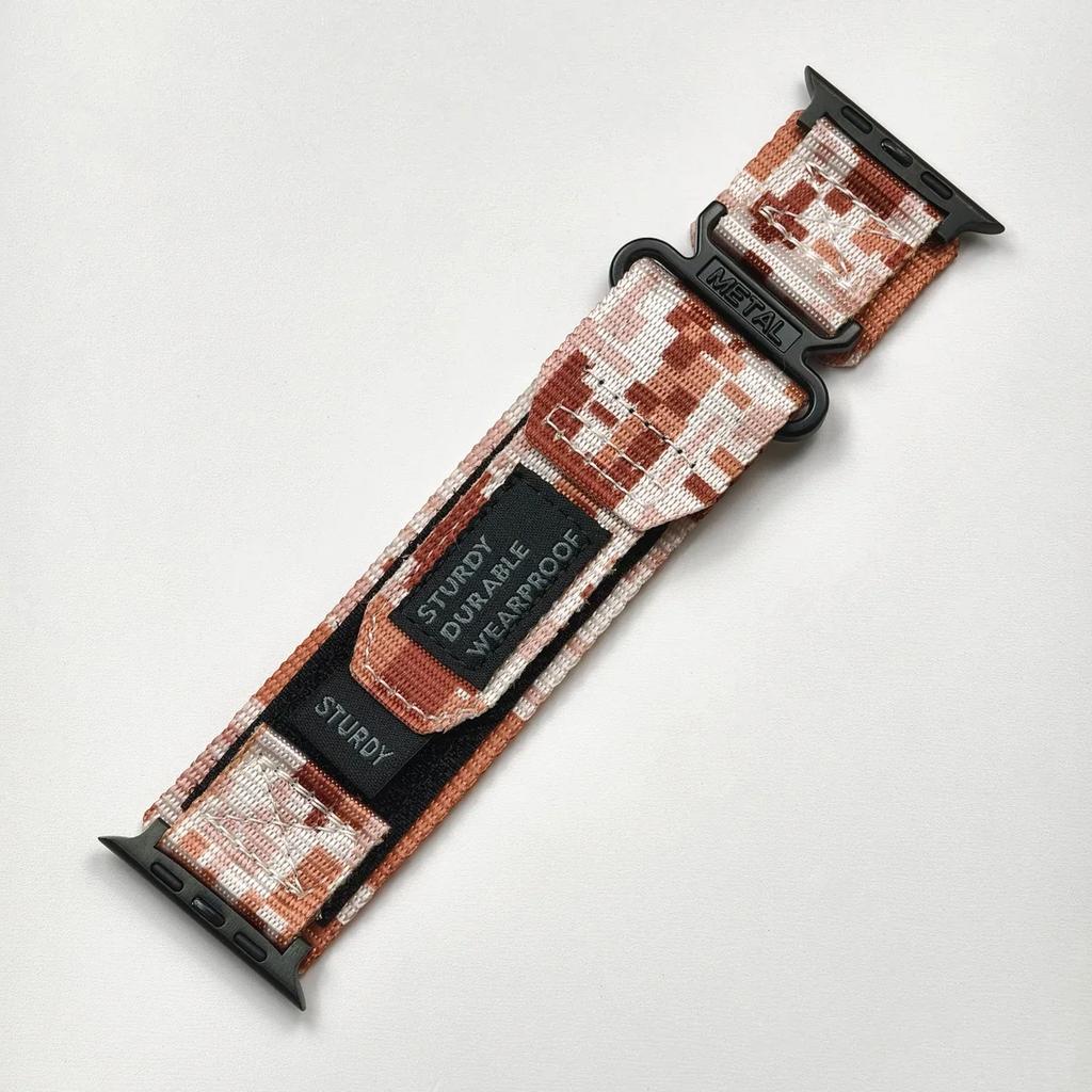 NEW Sports Nylon Strap for Apple Watch Band Ultra 3 49mm 46mm 42mm 45/44/41mm 40mm Bracelet for Iwatch Series 11 10 9 8 7 6 SE3