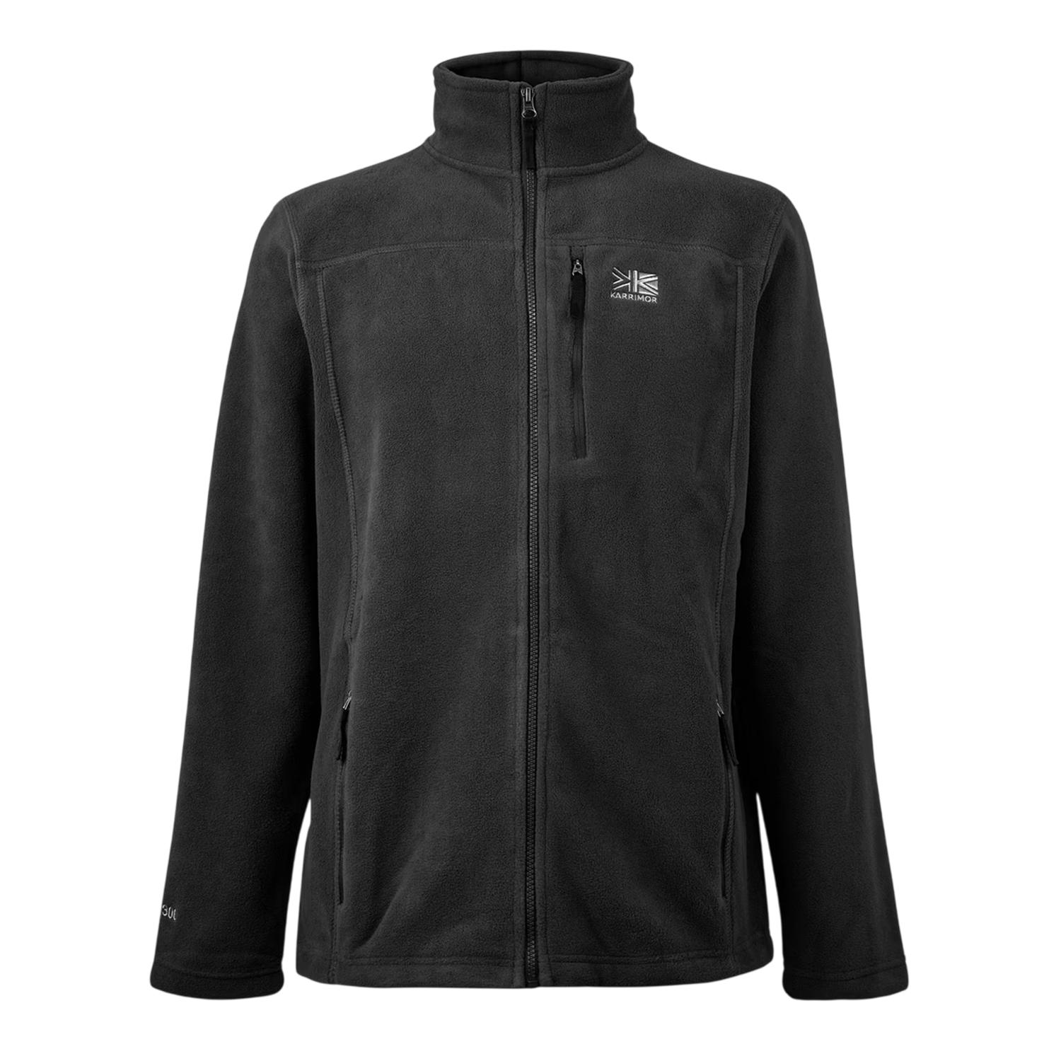 Lekka bluza polarowa męska Karrimor XS węgiel drzewny