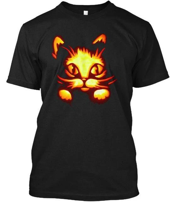 Halloween Cat Pumpkin Carving TTshirt Made in the USA Size S to 5XL 3XL