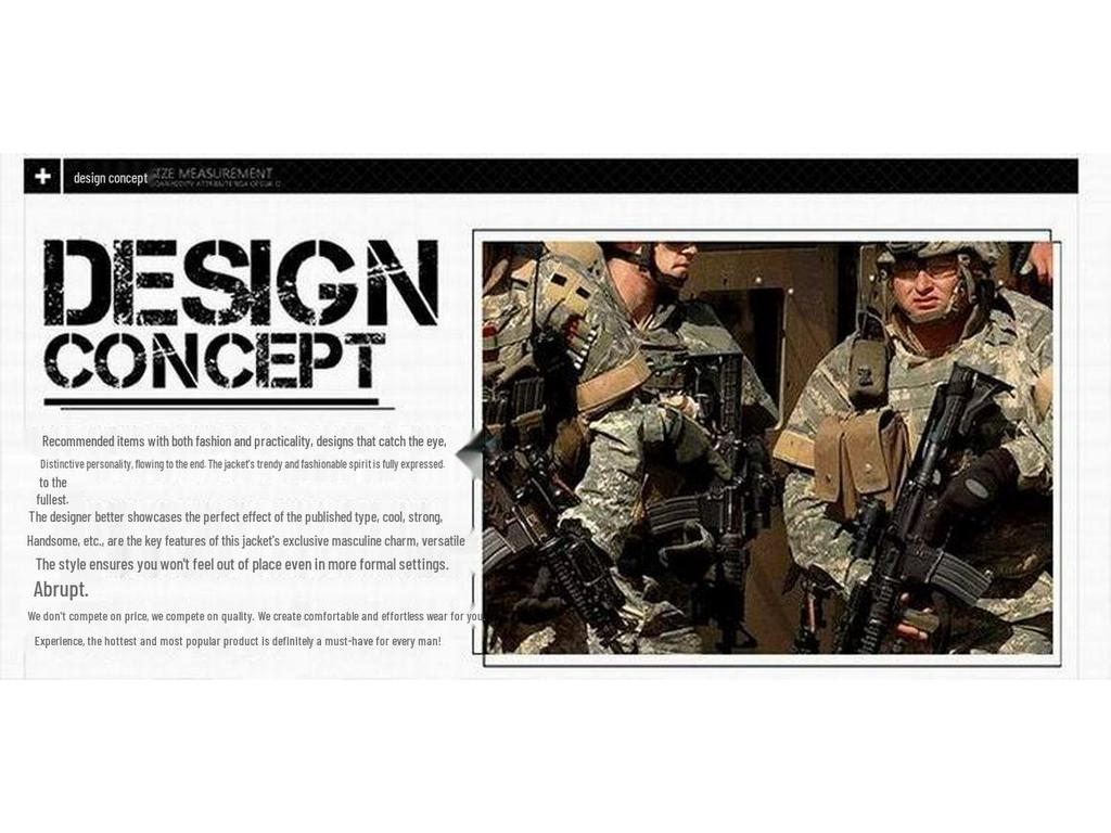 2023 Herren Militärstil Baumwolljacke für Frühling & Herbst