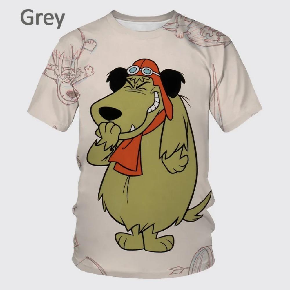 Moda Estiva Personaggio dei Cartoni Animati Stampa 3D T-shirt a Maniche Corte da Uomo Hip-hop Unisex Casual Girocollo T-shirt Top Streetwear