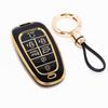 Mode TPU 7 Knoppen Afstandsbediening Sleutelhanger Hoes Accessoires Voor Hyundai Tucson Nx4 Staria Ioniq Sonata Nexo Dn8 Santa Fe Tm
