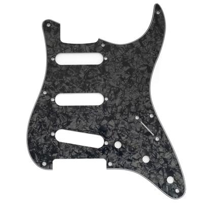 Musiclily Pro 8 Loch ST Strat Schlagbrett SSS Hergestellt in China für Squier Classic Vibe SQ CV 50s Reissue Vintage Strat Stratocaster E-Gitarre 4P