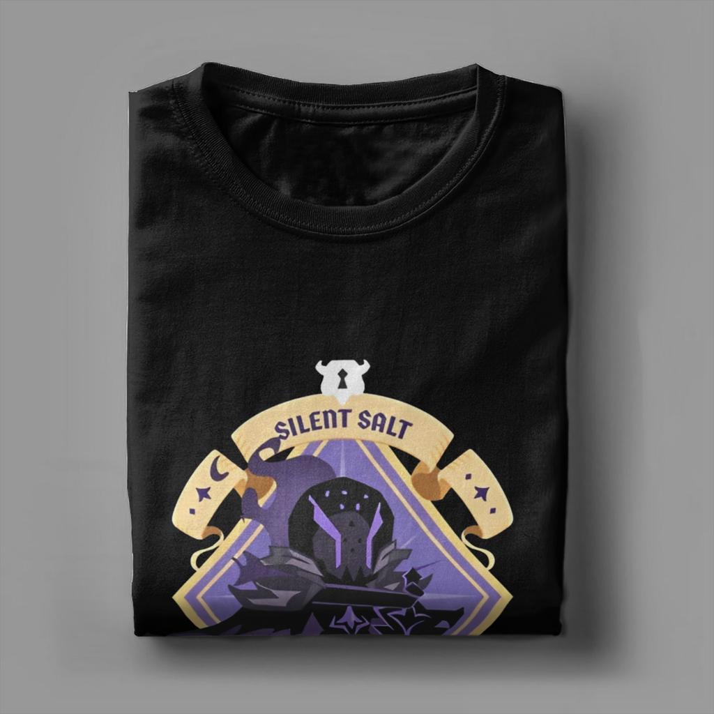 Męska Koszulka Cookie Run Kingdom Silent Salt Cookie Zabawna Czysta Bawełna T-shirty Krótki Rękaw Gra Runner Koszulki Okrągły Dekolt Góry Nowe