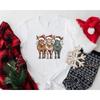Christmas Donkey T Shirt Santa Hat String Light Farm Holiday Funny Animal Lover Xmas For Farmer Vintage Breathable Soft