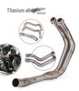 MT07 Exhaust Modification: Stainless Steel Titanium Alloy Front Pipe (2014-2023)