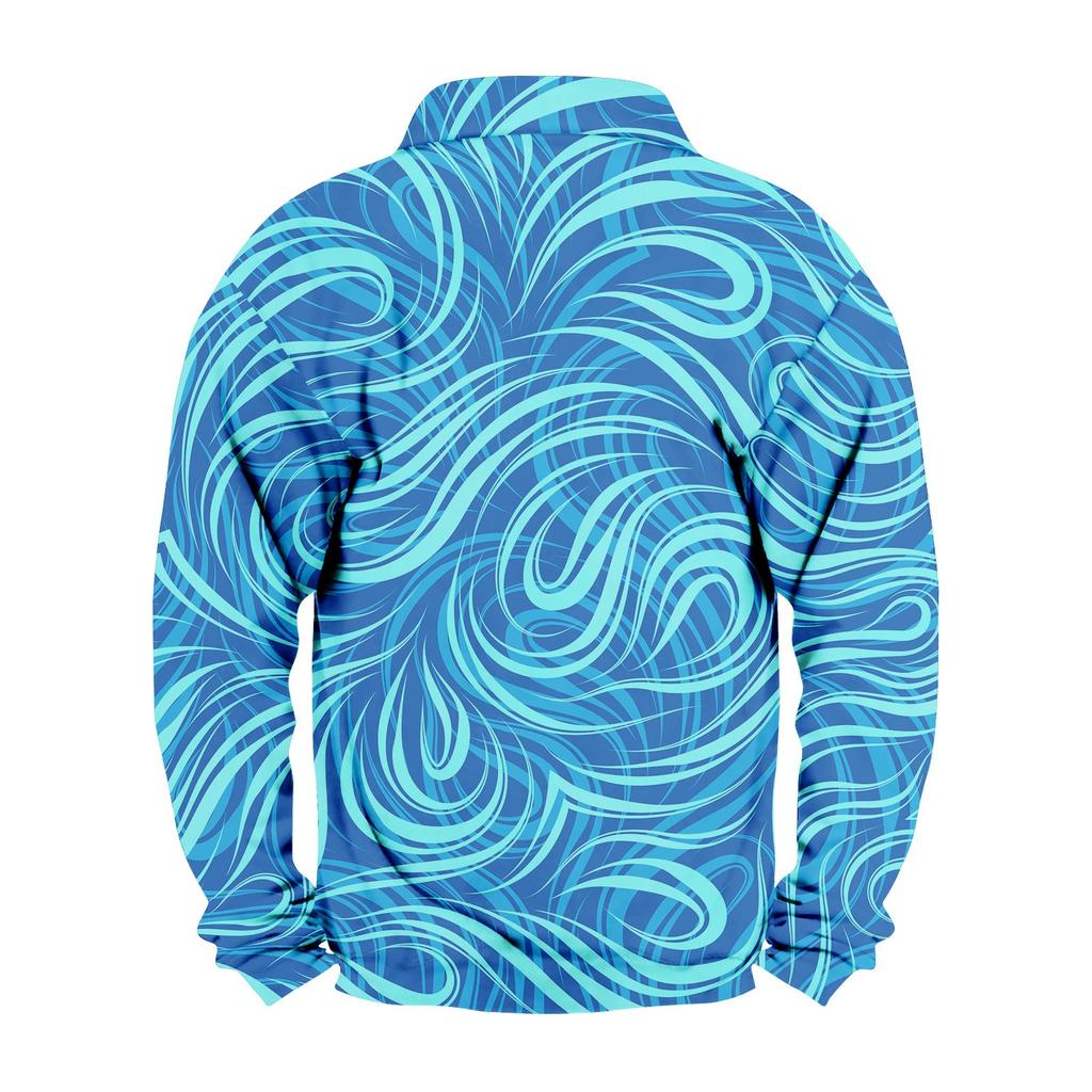 Men's Standing Collar Sweatshirt Is Outdoor Casual Sweaters Tops