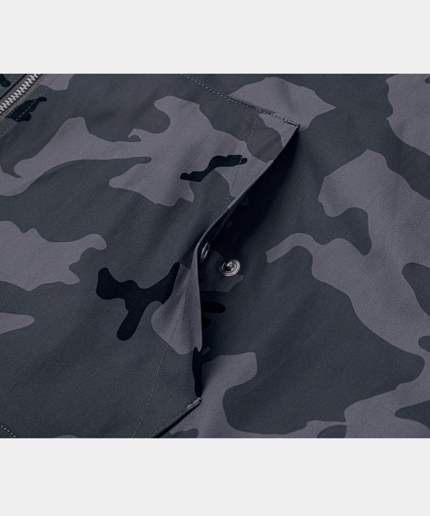 Lettercomo Shell Wind Camo Windbreaker Jacket Grey