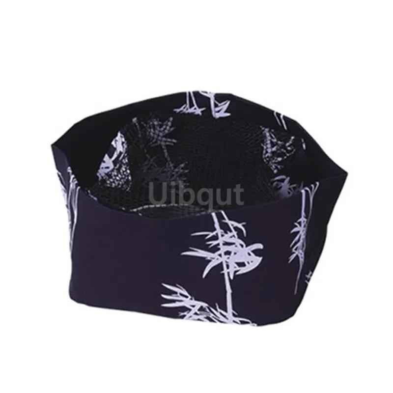 Japanese Style Sushi Chef Hat Cuisine Sushi Working Hat Headscarf Sushi Clothing Hat Chef Headwrap Skull Caps for Restaurant