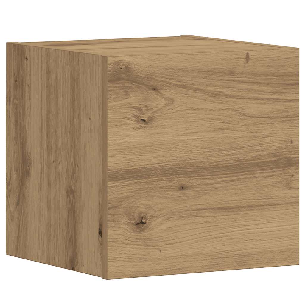 TV Wall Cabinets 5 pcs Artisan Oak Wood Based Material