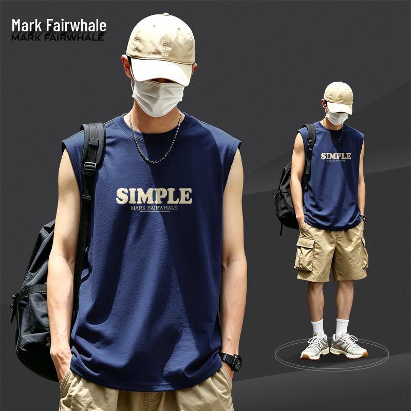 Mark Fairwhale Men's Pure Cotton Sleeveless Tank Top