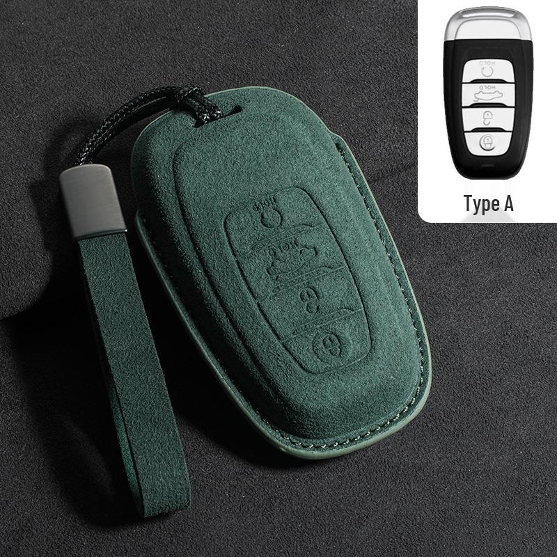 Hongqi Key Case for H5, HS5, HS6, H9, Tiangong 08, HS3 PHEV, HQ9 PHEV, EH7, HQ9 - Unisex