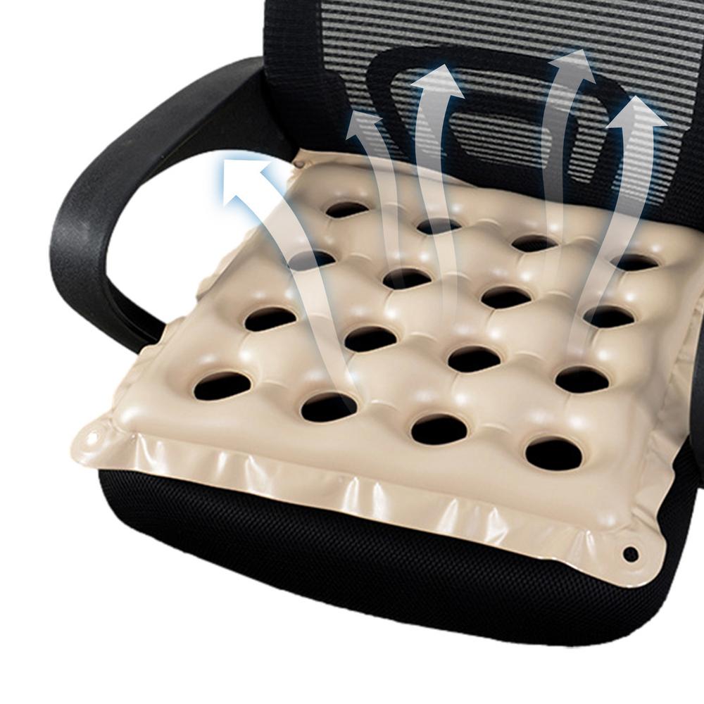 Air Cushion Seat Air Chair Cushions Thickened PVC Comfortable Wear-resistant Air Cushion With Air Vent Camp For Wheelchair