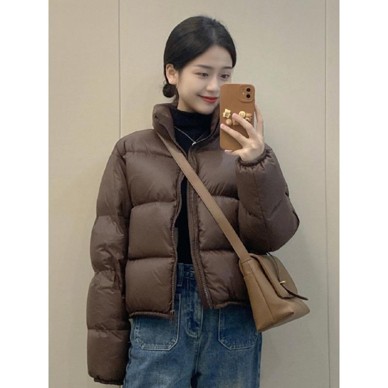 

Новый пуховик женский зимний короткий хлопковый жакет куртка хлопковая куртка свободное пальто-хлеб L