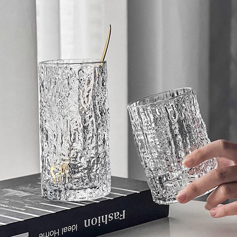 240ml/340ml Water Cups Household Internet-famous Juice Cups InS-style Bark Cups Beer Mugs Coffee Cups Camping Outdoor Cooking