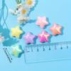 3/9/17pcs Acrylic Material Mixed Color Plated Star Bead Sky Ball Scattered Bead Decorative Bead and Bead Combination DIY Jewelry Craft Decoration